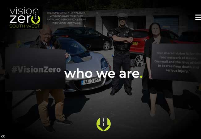 Image of the website's home page